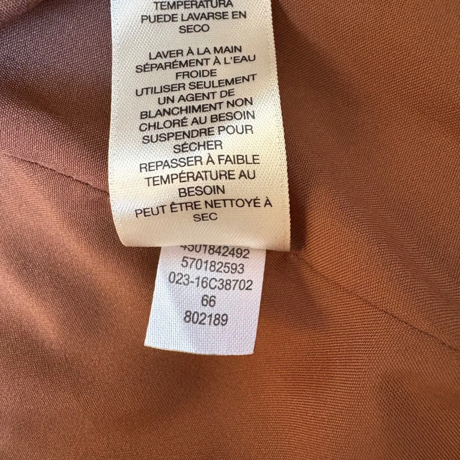 Chicos Womens Brown Faux Suede Eyelet Grommet‎ Gold Accent Jacket Size Small - Image 9