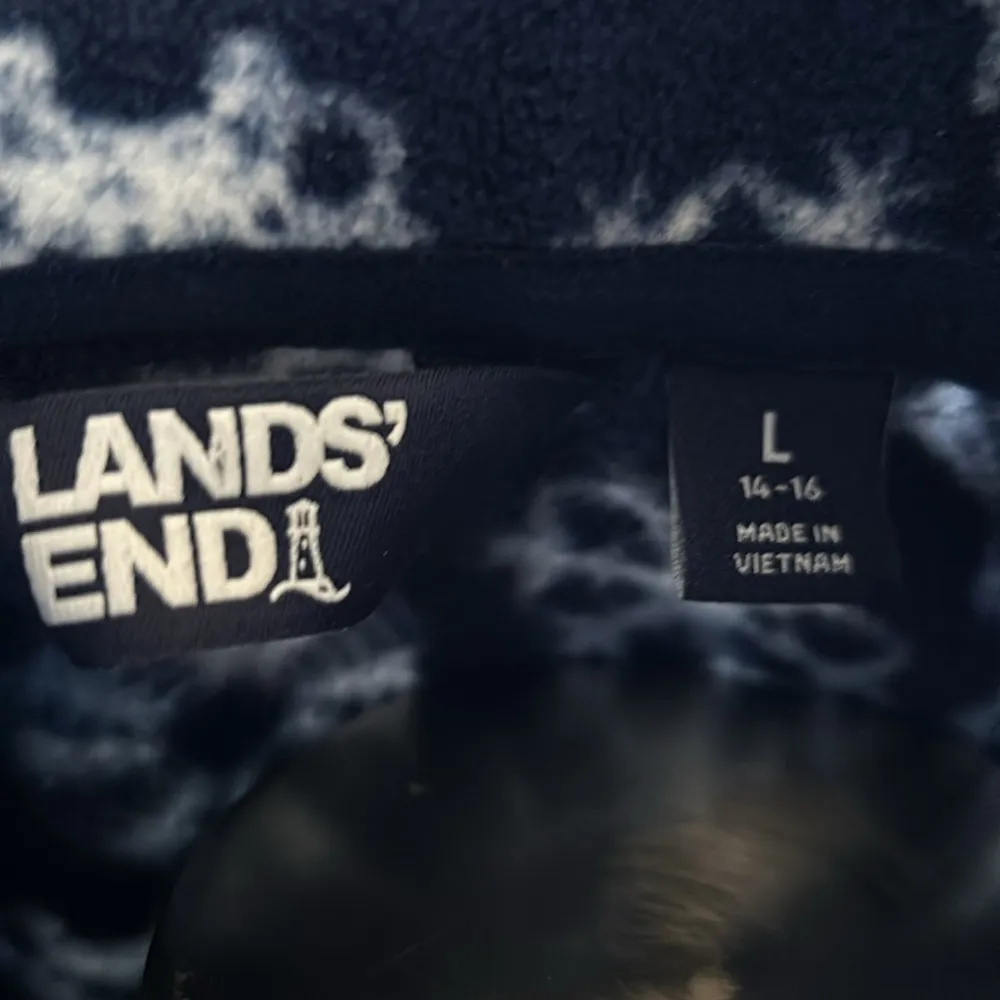 Lands End Snowflake Fleece L - Image 4