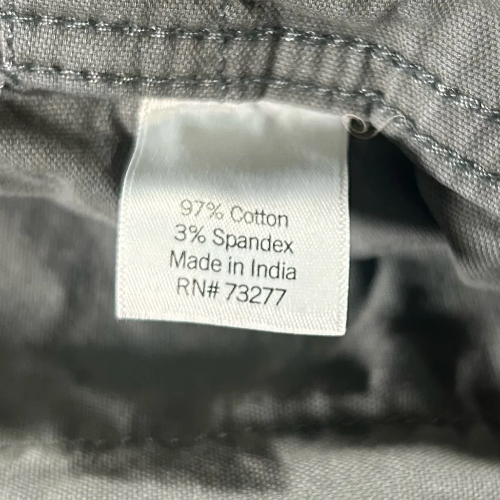 Sonoma XXL Gray Jogger Pants Athleisure Casual Elastic Waist Zipper Ankle - Image 7