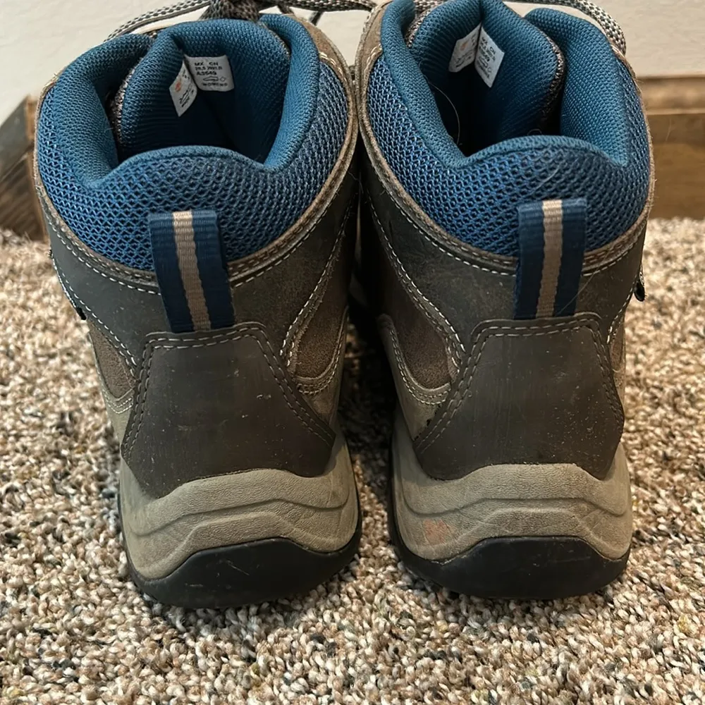 Timberland Mt. Maddsen Mid Waterproof Hiking Boots in blue/gray - Image 9