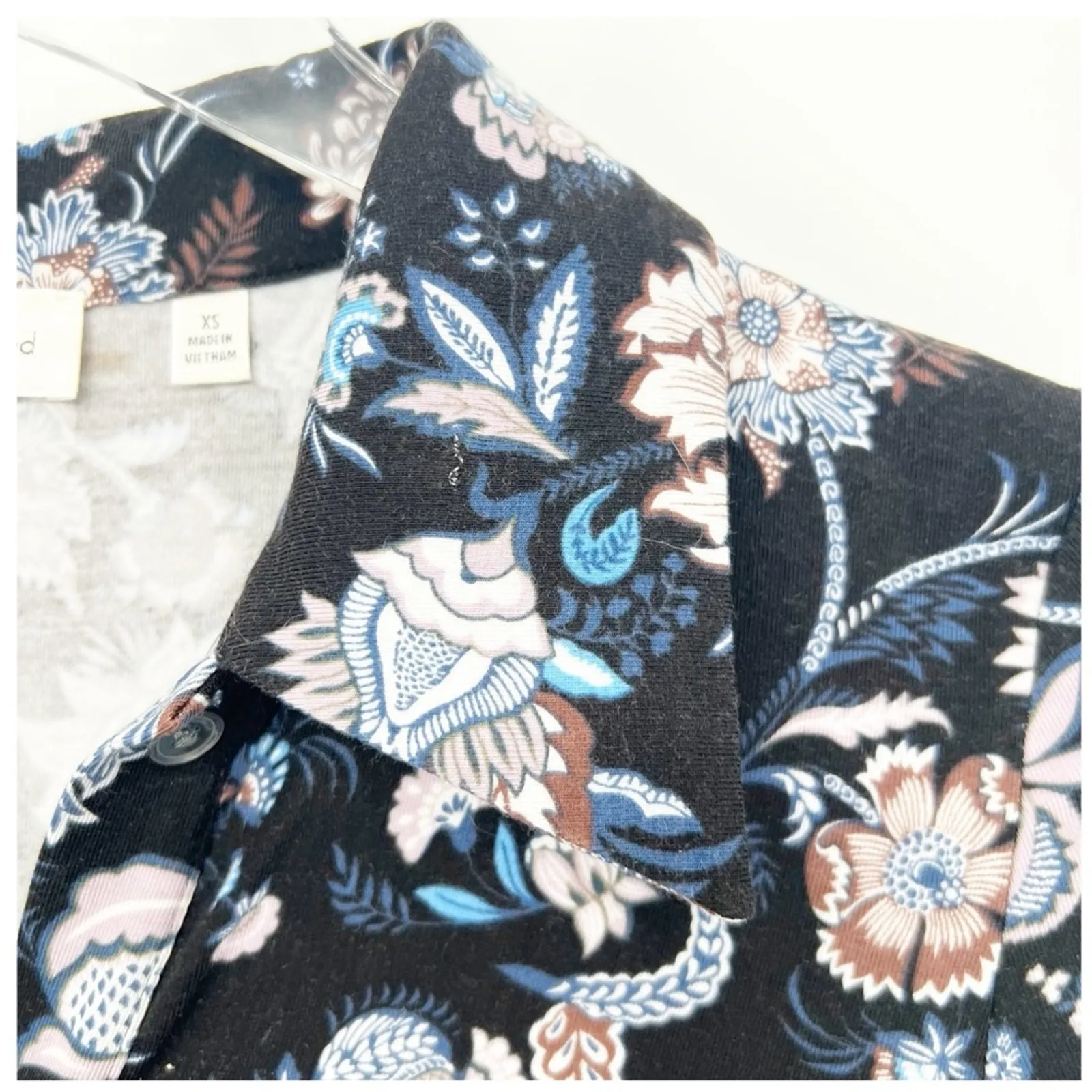 Aritzia‎ Wilfred Floral Button Down Top XS - Image 5