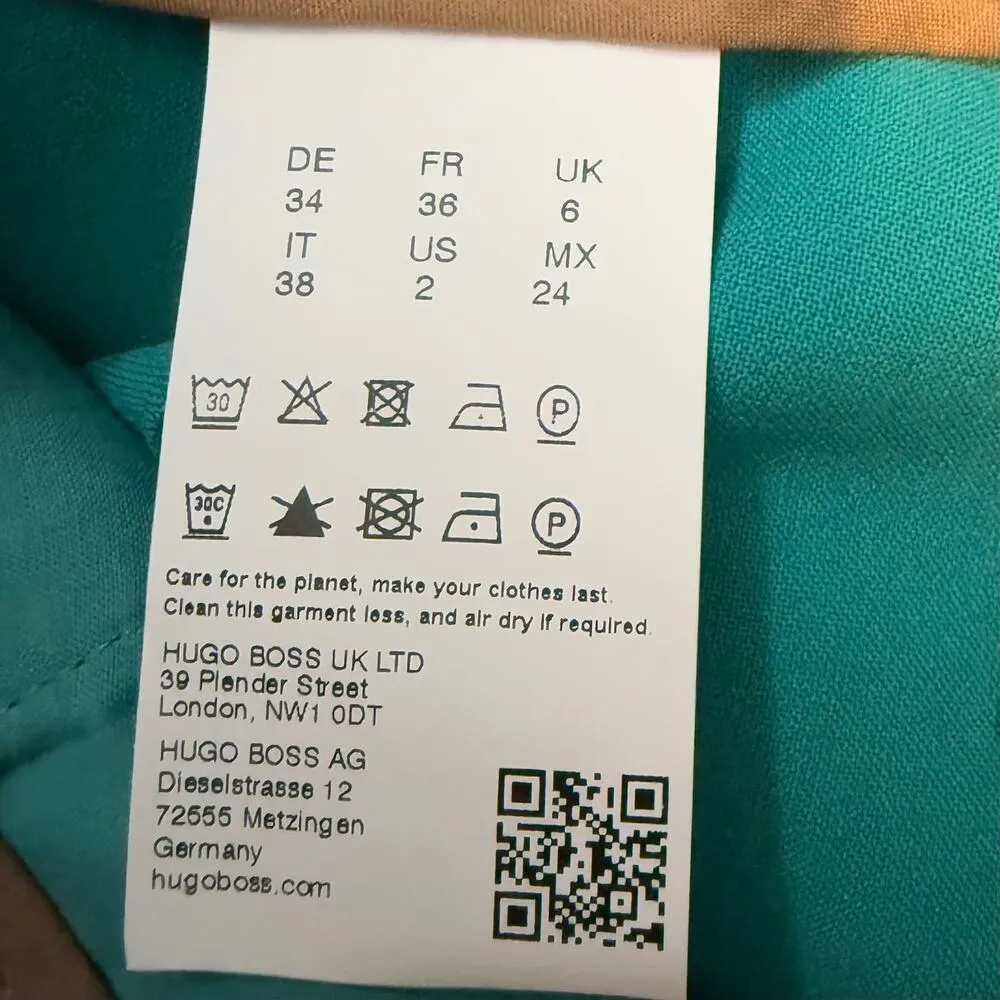 Boss Hugo Boss Women’s 2 Tekonia Flare Trouser Bright Emerald green Workwear - Image 8