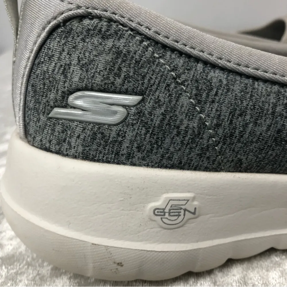 Skechers Woman’s Go Walk Joy Shoes Size 7 ortholite comfort foam insole Gray - Image 2