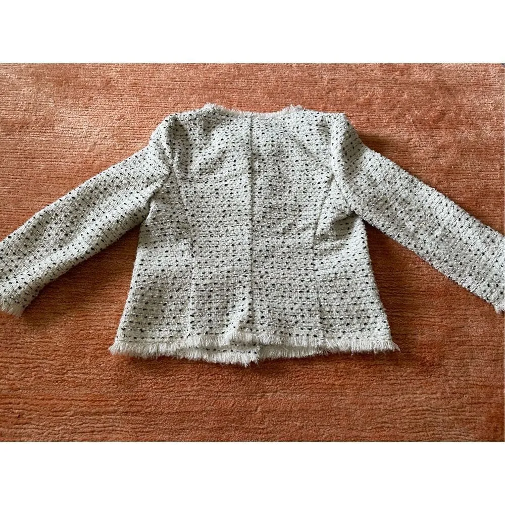 Adrienne Vittadini Tweed Blazer S - Image 9