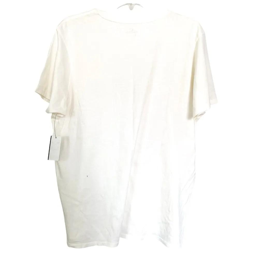 O’Neill Cream Coastal Western Outwest Boot Print Oversized Shirt Size Small - Image 3