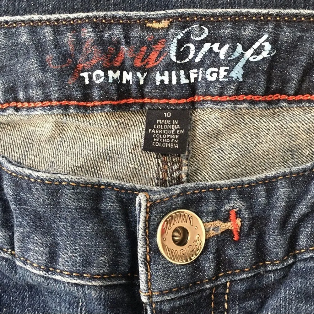 🔃Tommy Hilfiger Blue Mid Rise Straight Leg Ankle Jeans - Image 5