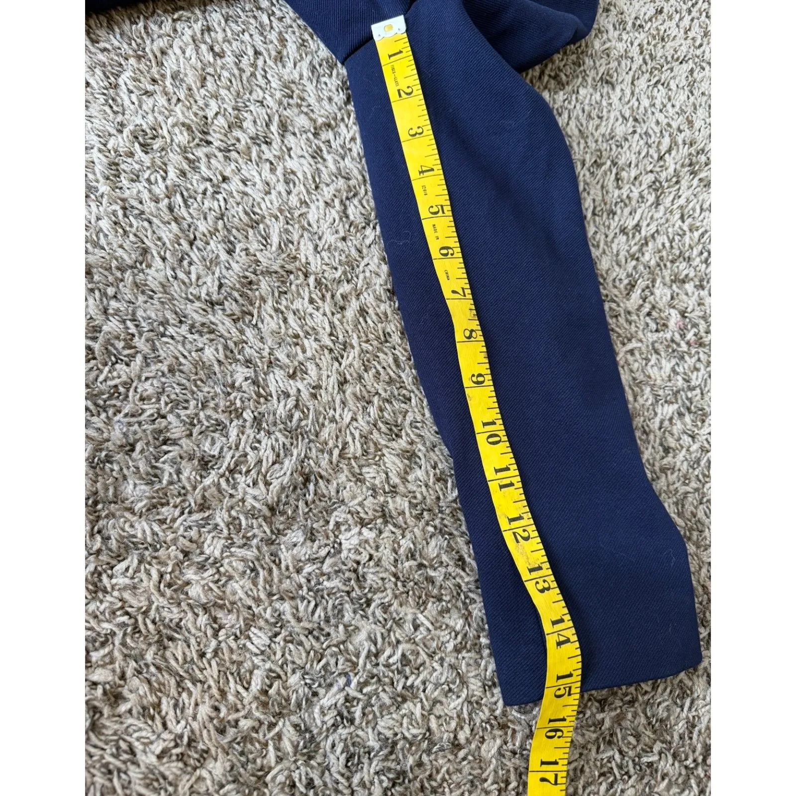 J Crew 365 Open Front Navy Blue Blazer Jacket Sz 4 Stretch Career Business - Image 8