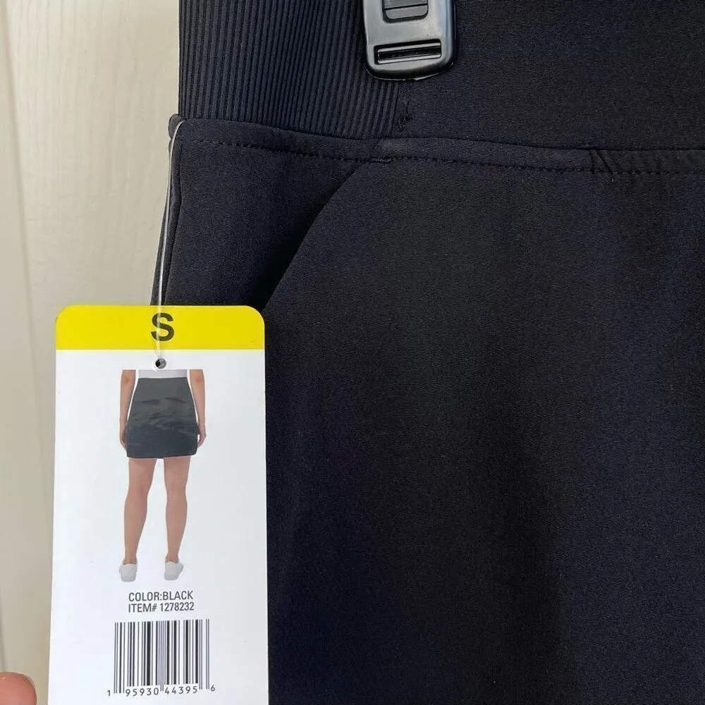 NWT 32 Degrees Cool Woven Athletic Skort (Black) - Small - Image 4