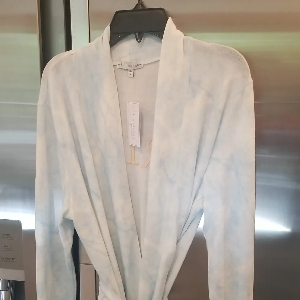 đź’•PJ SALVAGEđź’• Bridal Embroidered Robe ~ Blue Bride Graphic Medium M NWT - Image 8