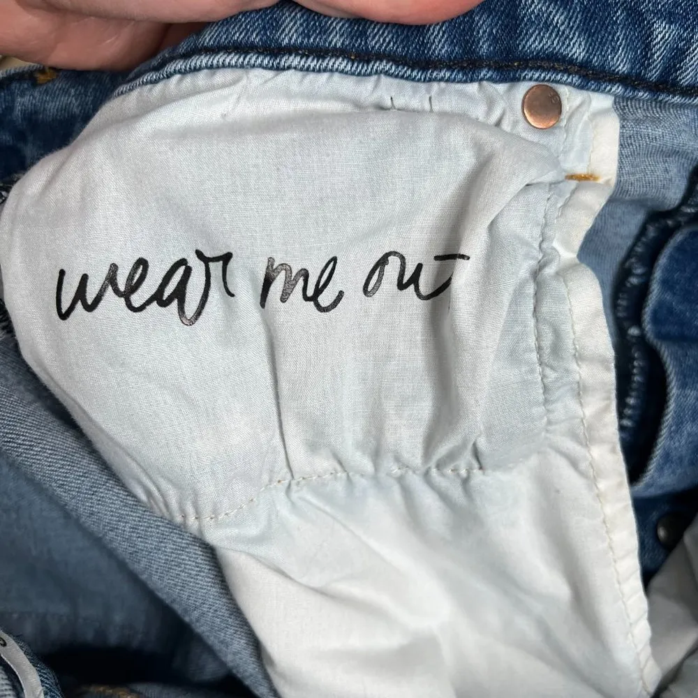 GRLFRND Karolina Denim Jeans in Color Cross Your Mind Distressed Size 32 - Image 14