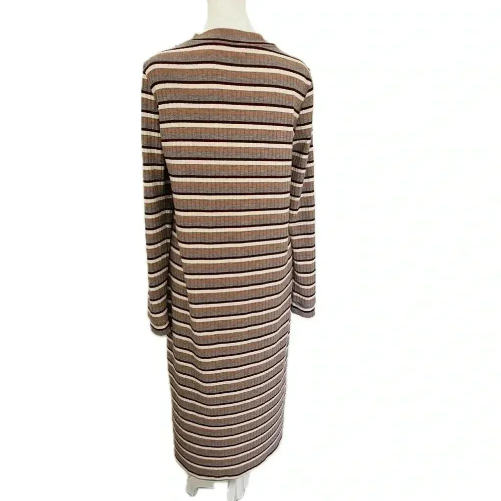 Loft striped button down shirt dress - size small - Image 6