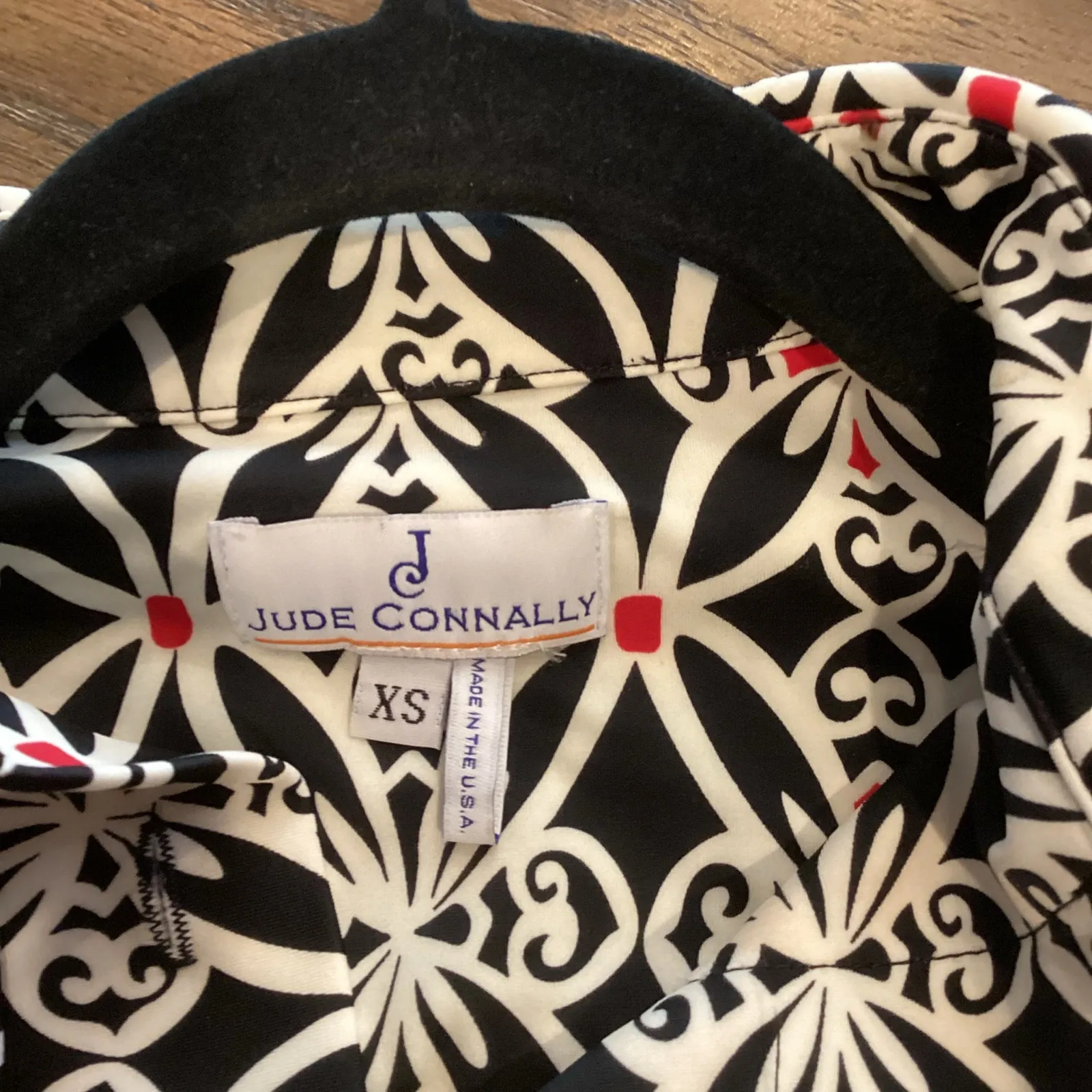 Jude Connally Susanna Point Collar 3/4 Sleeve Polished Classic Shirt mini Dress Black Size XS - Image 9