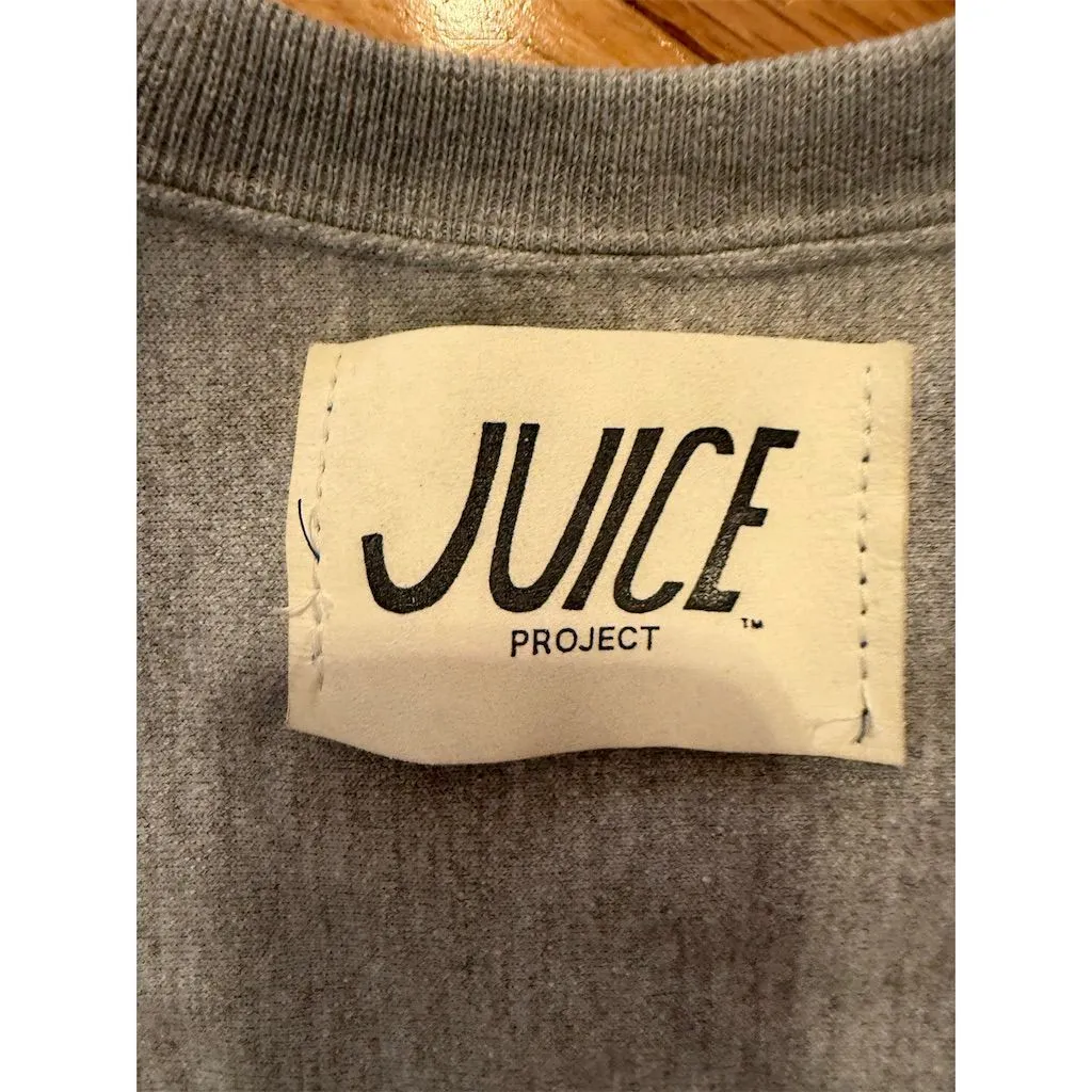 Juice Project Unisex Graphic Sweatshirt Gray Pullover Size S Casual - Image 10