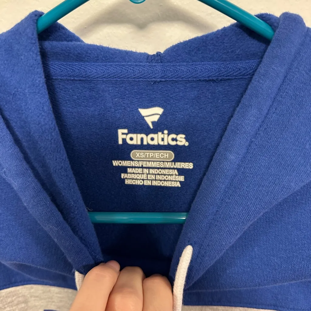 Buffalo Bills sweatshirt! Fanatics Blue and Gray women’s Sweater Size XS - Image 3