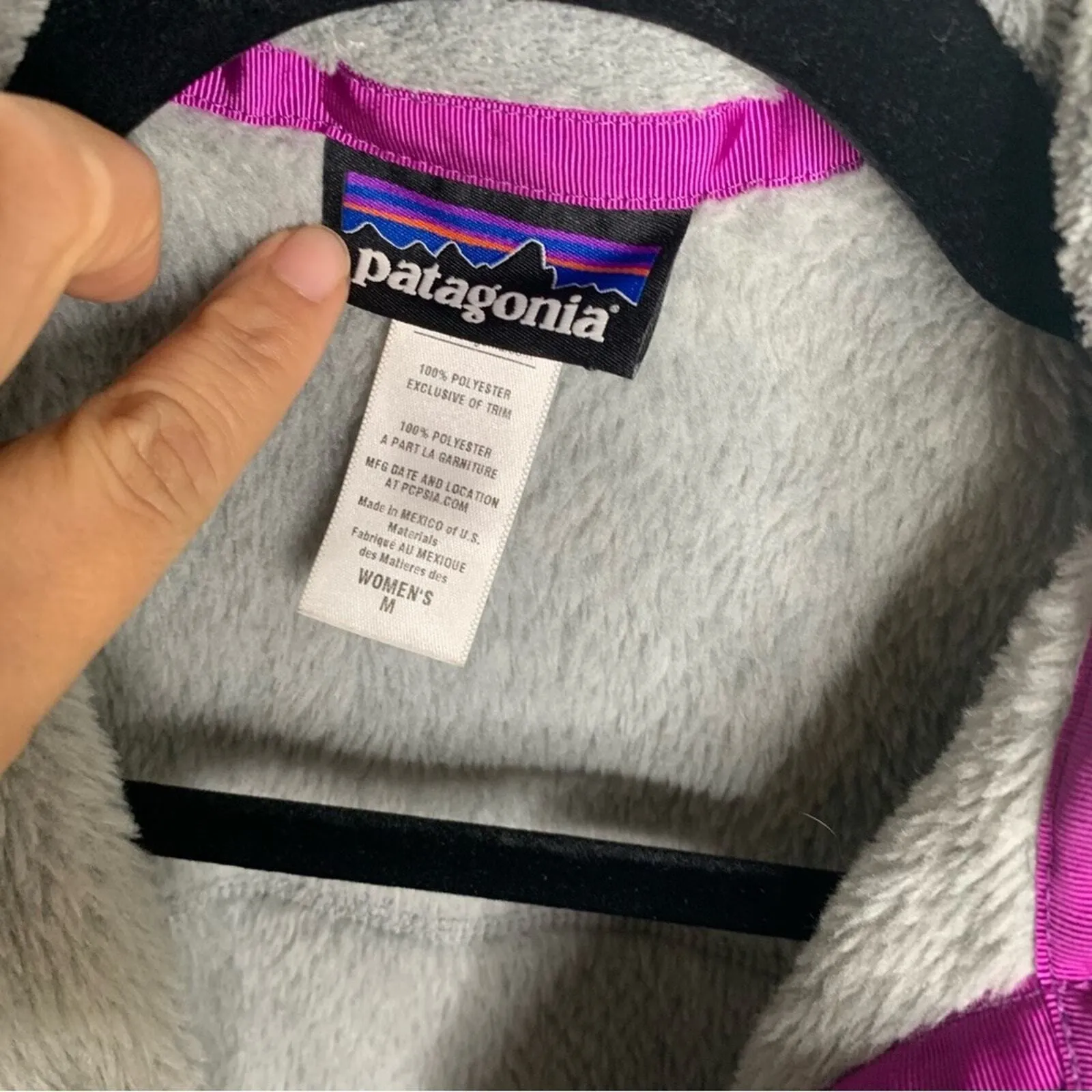 Patagonia re tool full zip fleece vest jacket size medium women's - Image 3