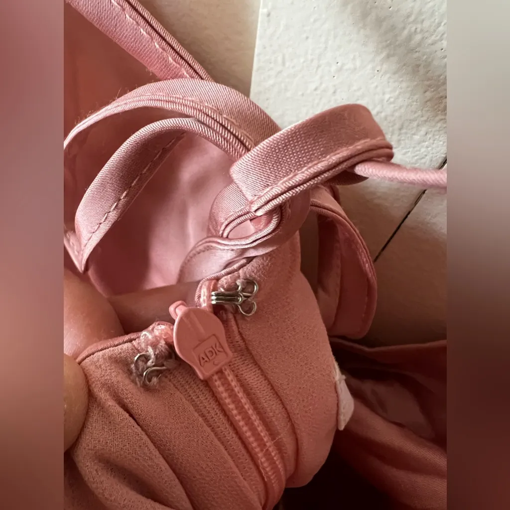 ASTR The Label Marla Flutter Strap Satin Mini Dress NWOT‎ Pink Rose Size L - Image 12