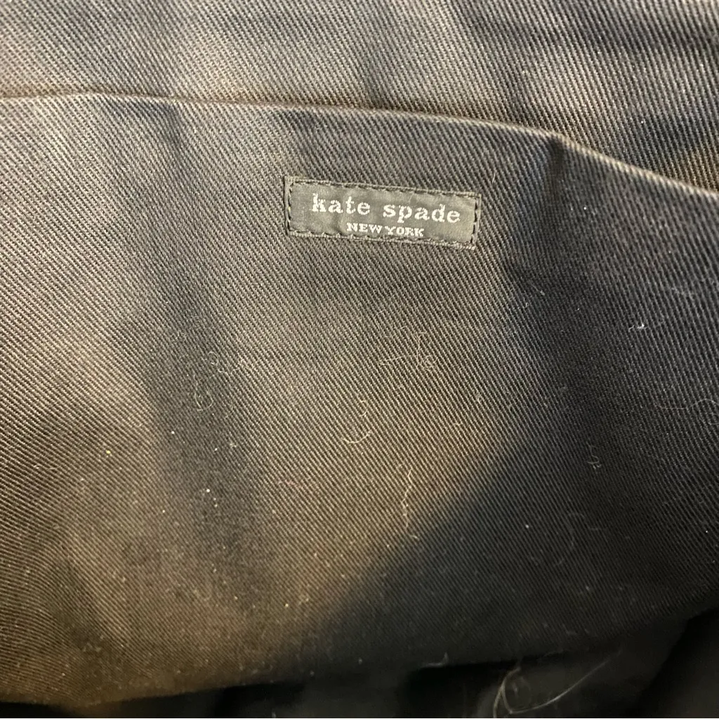 Kate Spade‎ Diaper Messenger Bag black nylon - Image 9