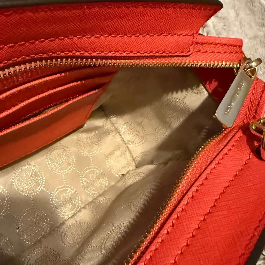 Michael Kors SELMA MINI Watermelon Saffiano Leather - Image 13