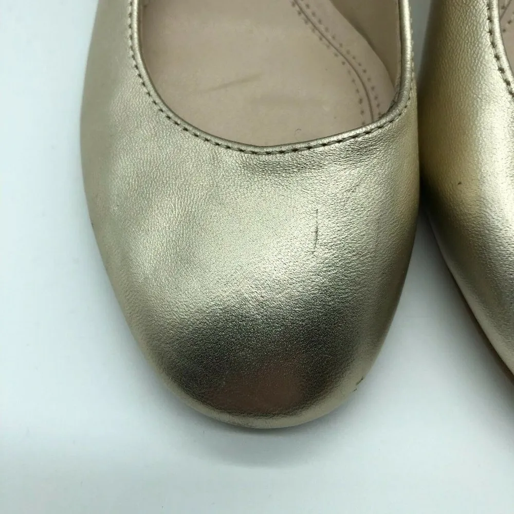 Marc Fisher Block Heels Closed Toe Slip On Leather - Image 3