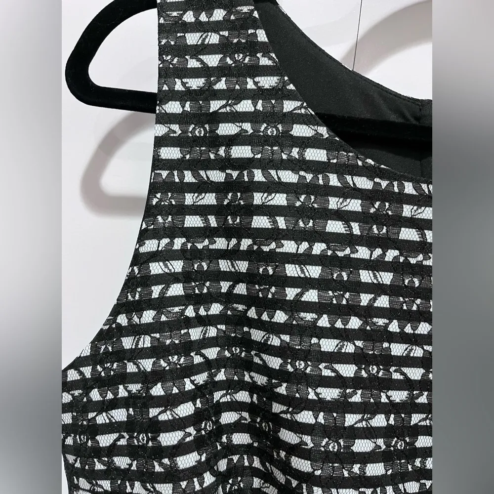 Lace Overlay Dress Sz L heartsoul black - Image 4