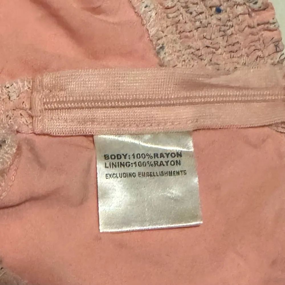 NWT Princess Polly Smocked Floral Long Sleeve Cropped Pink Blouse 4 - Image 9