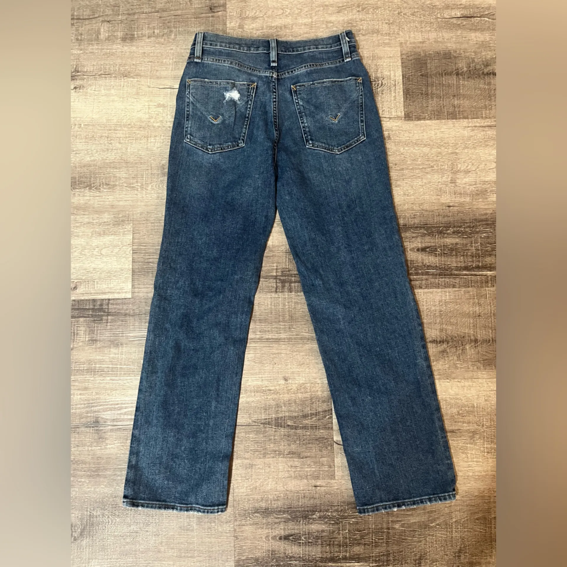 HUDSON Remi High Rise Straight Ankle Jeans in At Last - Image 4
