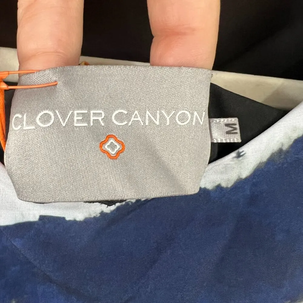 Clover Canyon NWT Burmese Night Mini Shift Dress Side Cutouts MED - Image 6