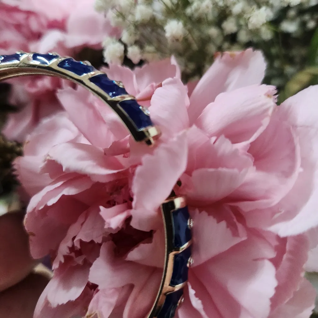 SEQUIN BANGLE Blue - Image 3