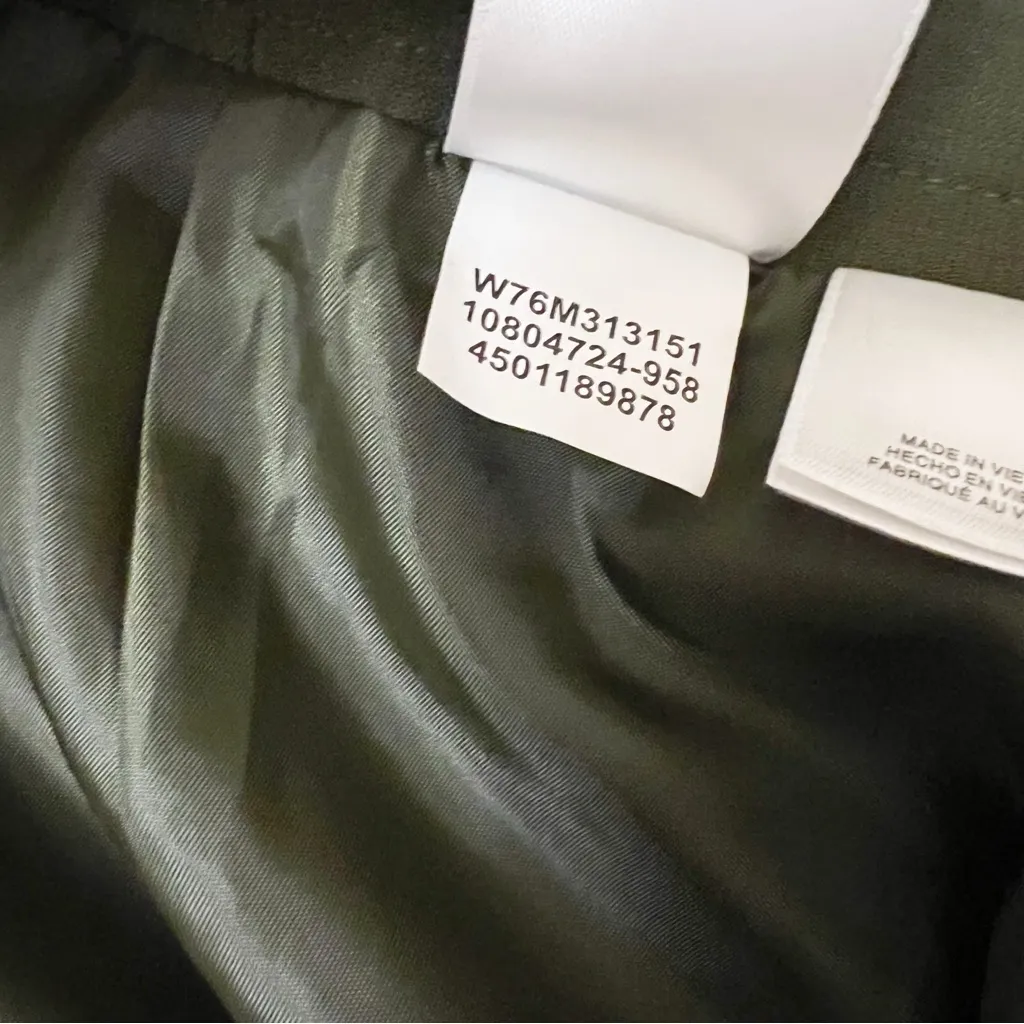 Black Label By Evan-Picone Hunter Green Pencil Skirt NEW Belt Size 16 - Image 8