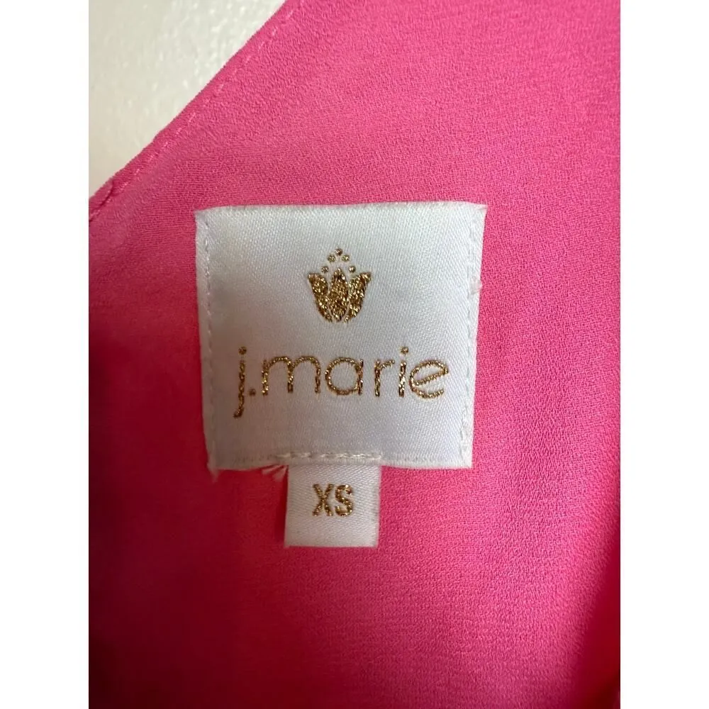 J. Marie Maeve Midi Dress Sz. XS Pink - Image 3