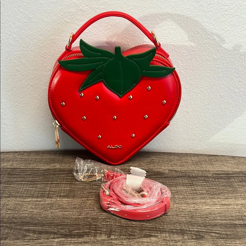 ALDO | Strawberry Mini Bag w/ Crossbody Strap - Image 2