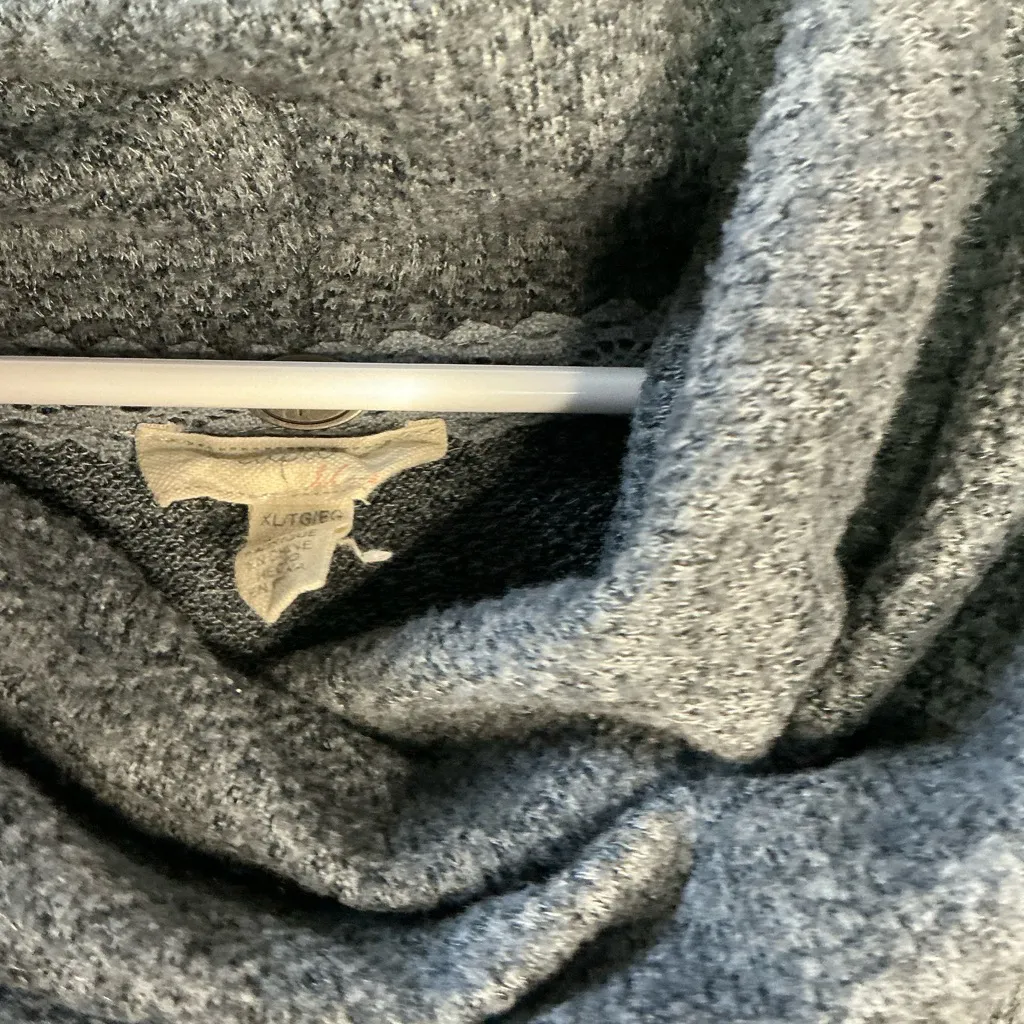 Cupio Heather Gray Cowl Neck Sweater - Image 5