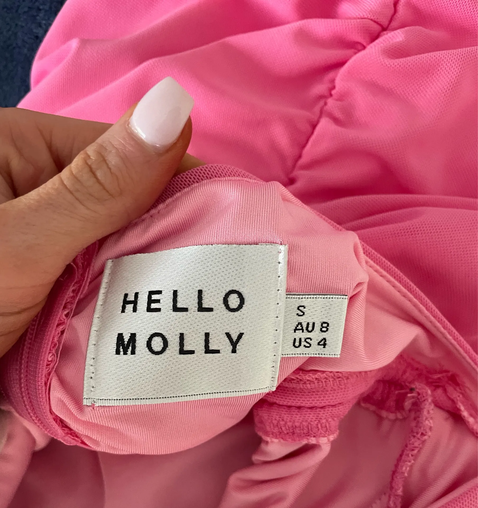 Hello Molly Pink Mini Dress - Image 6