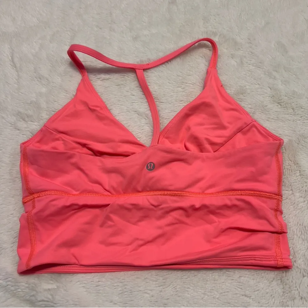 Coral lululemon sports bra - Image 2