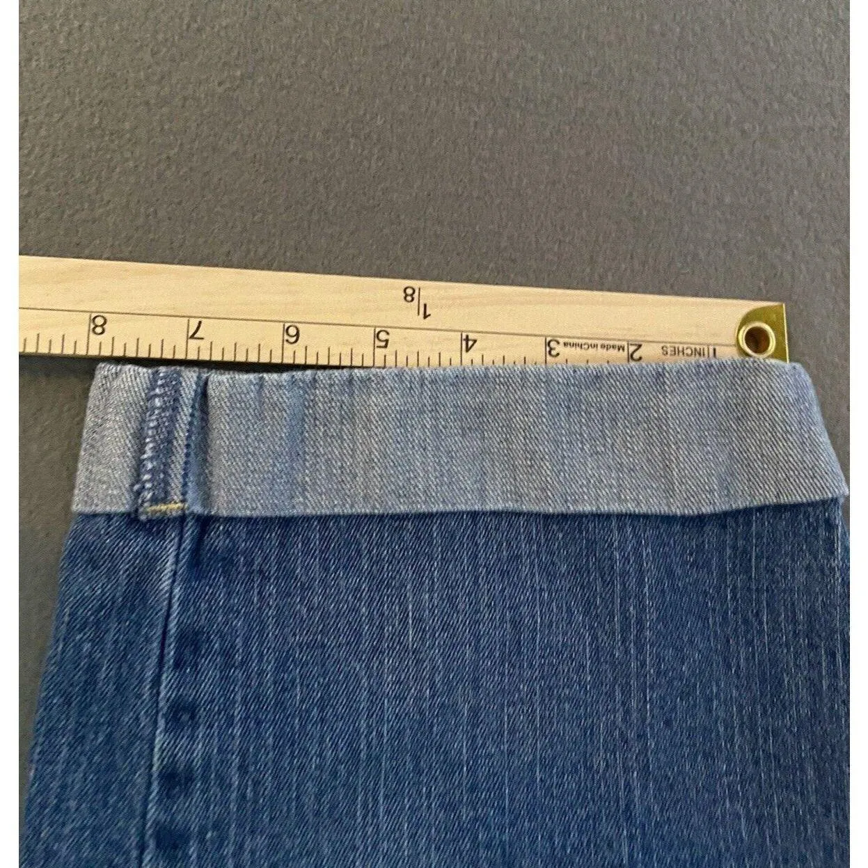 Levis 515 Jean Shorts Womens 28x11 Blue Bermuda Medium Wash Walking Jorts Tag 8 - Image 7