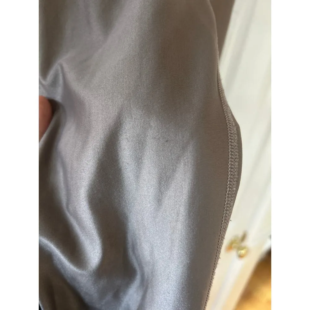 Beyond Yoga Taupe Metallic Brown High Waist Full Length Yoga Pant Leggings - Image 2