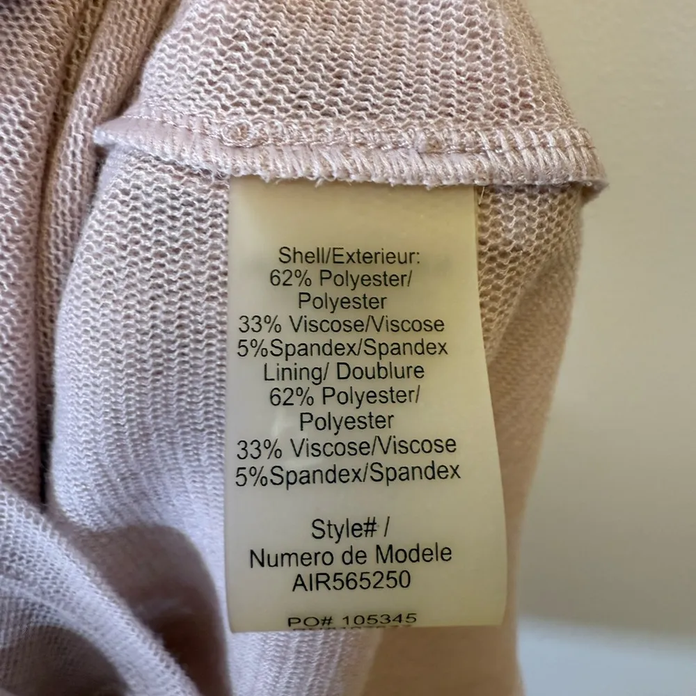 Alice + Olivia Air By Stacey Bendet Elegant Nude Long Sleeve Dress Size XS - Image 11