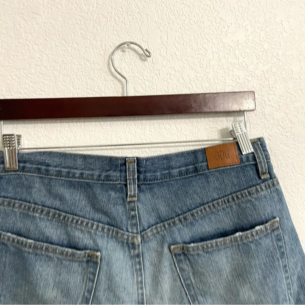 BDG Womens Shorts Blue Jean Denim Low Rise Boyfriend Cut Off Cotton Size 26 - Image 4