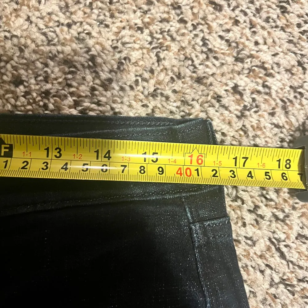 Levi's 505 Classic Dark‎ Wash Straight Jeans Casual Stretch Denim Pants Size 30 - Image 2