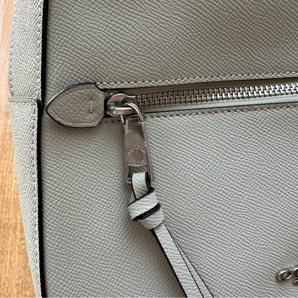 Coach Jordyn Backpack, Light Sage, Women’s Green Leather Backpack - Image 9