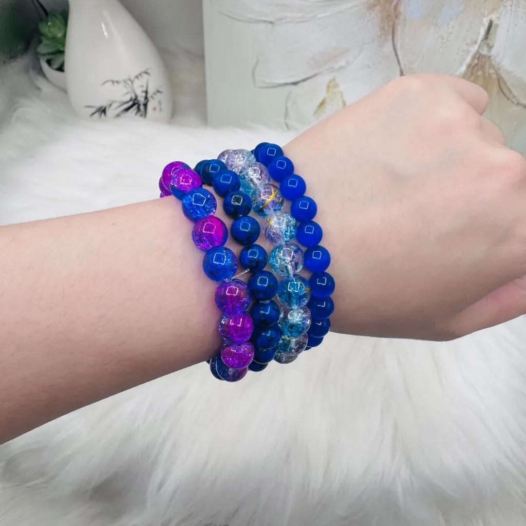 Blue Berry Arm Candy Beaded Bracelets Bundle - Image 7