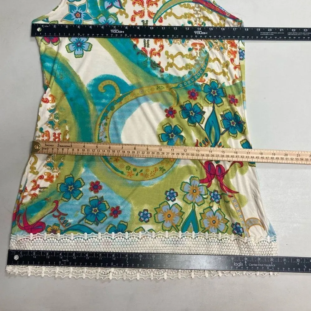 MULTIPLES‎ Missy Dream Catcher Top Tunic Multicolored Size XS - Image 7