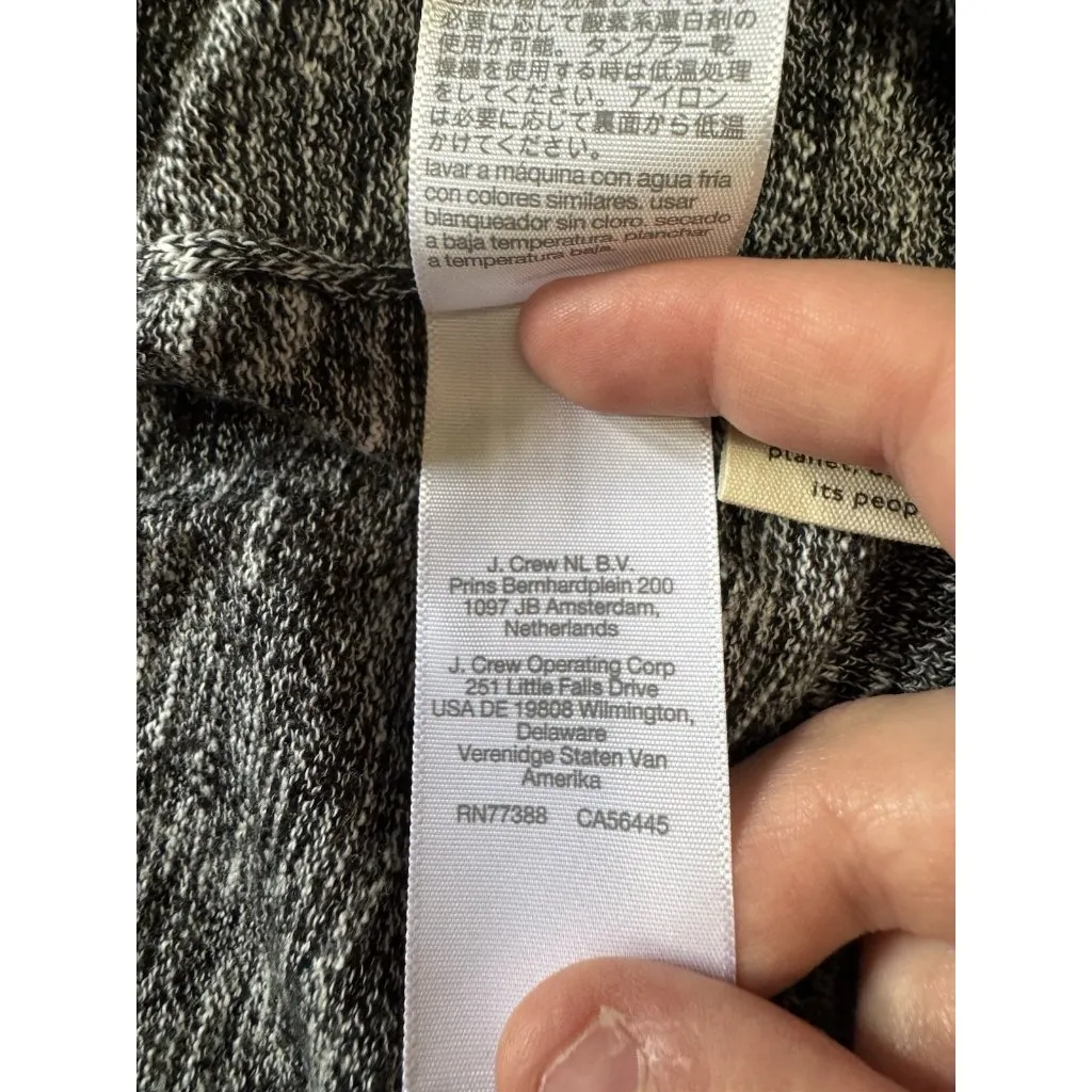 Madewell Cardigan Size Small Marled Panda Open Front Cardigan Sweater Pocket NWT - Image 13