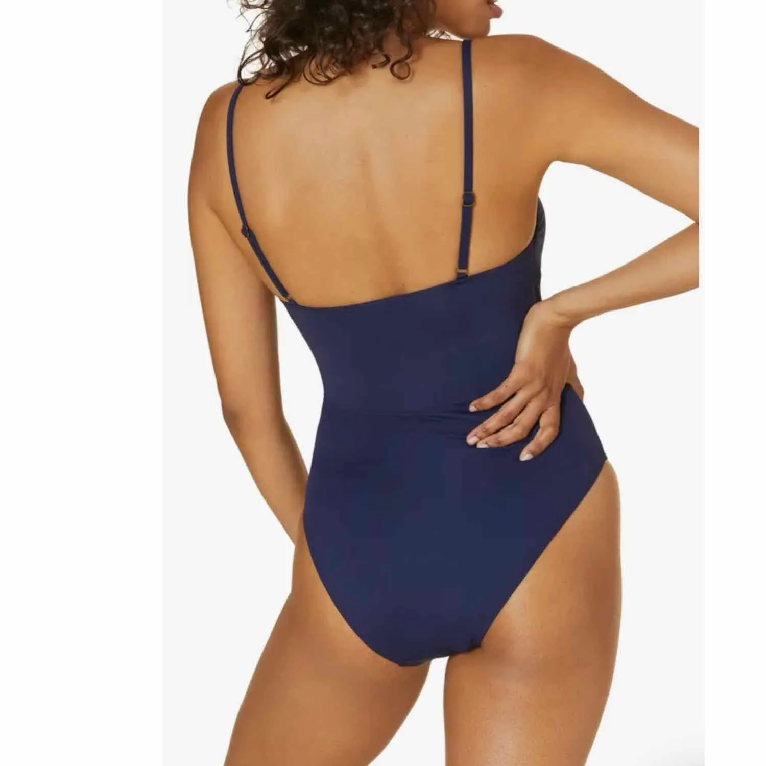 Andie The Amalfi One-Piece Swimsuit Size Medium Navy - Image 9