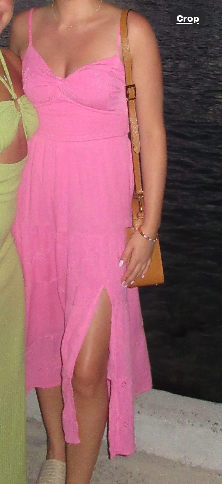 Hollister Pink Midi Dress - Image 3