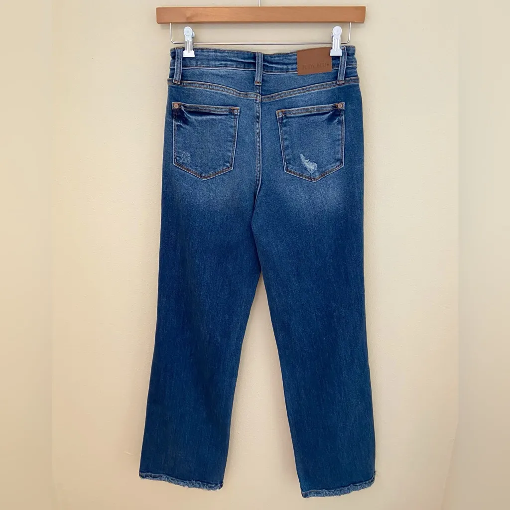 Judy Blue Mid Rise Dad Jeans - Image 7