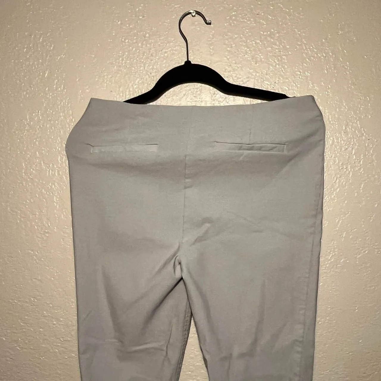 Women's Grey and Blue Jeans Size 8 Cargo Pants Pocketed Gray - Image 4