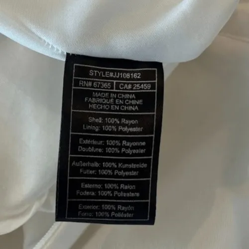 Jack by BB‎ Dakota White Mock Neck Lace Mini Dress A-Line Party Cocktail - 6 - Image 5