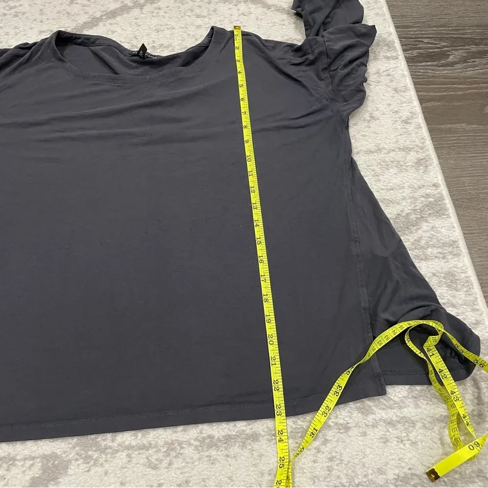 Eileen Fisher Grey Long Sleeve Shirt - Image 11