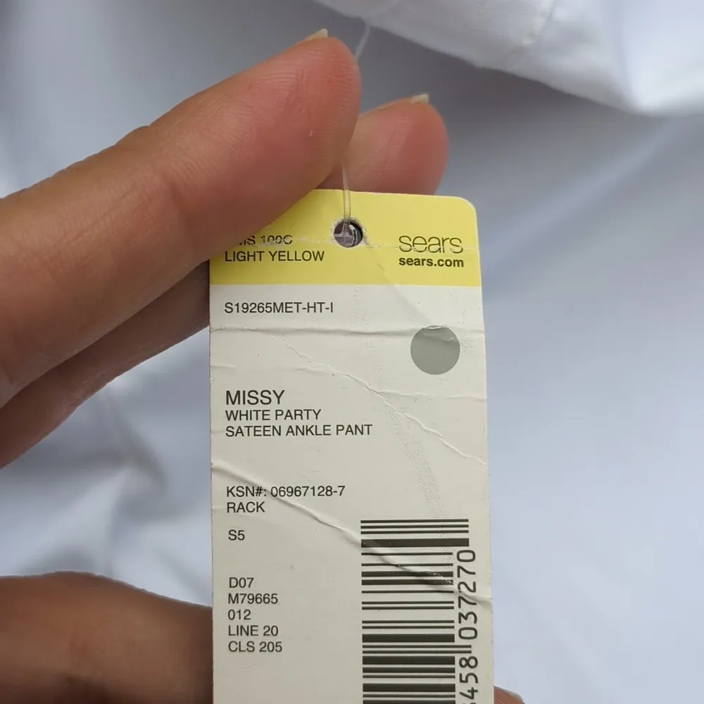 NWT Metaphor Sateen White Ankle Pants | White Ankle Pants - Image 11